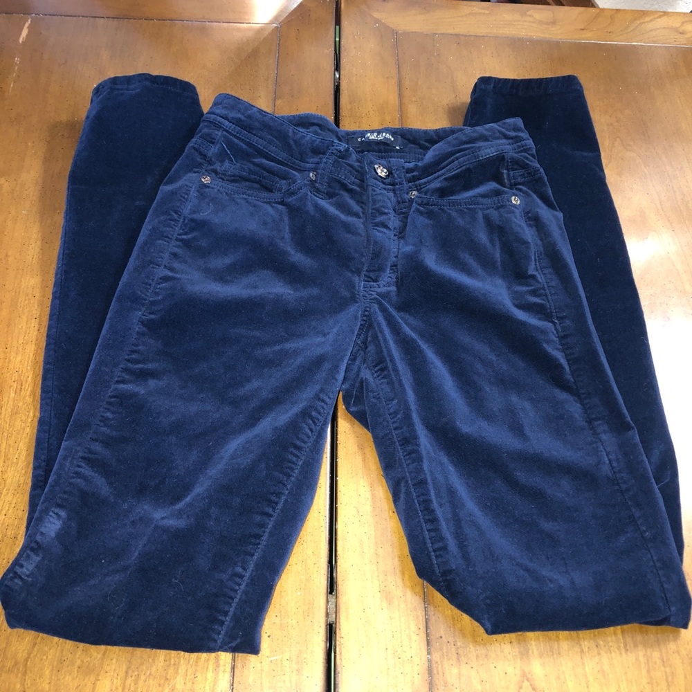 PREOWNED CAMBIO JEANS VINTAGE EDITION SINCE 1986 SZ 2 velvet blue pants